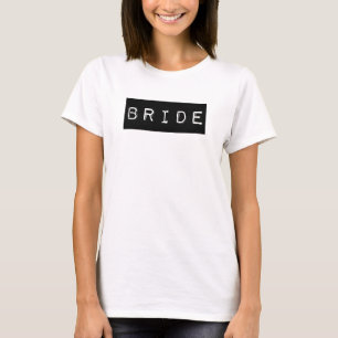 Alternative Bride   Schwarzes Etikett   Hochzeitsf T-Shirt