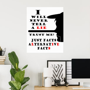 Alternative Fakten für das Poster-Papier "Long Nos Poster