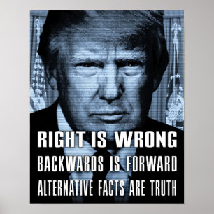 Alternative Fakten sind Wahrheit - Anti-Präsident  Poster