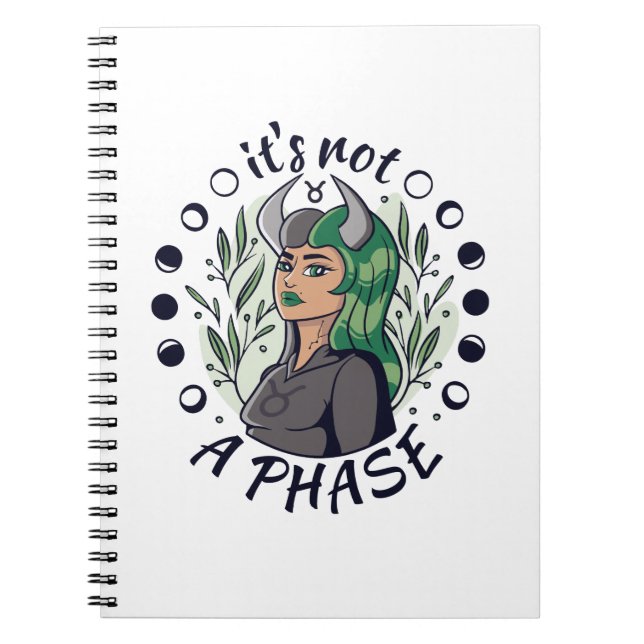 Alternative Gothic Girl Art ist keine Phase Notizblock (Vorderseite)