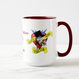 Alternative gotische Tätowierung Tasse