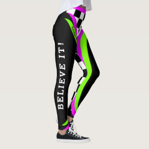 Alternative Konzept geprüft Flourescent glauben Leggings
