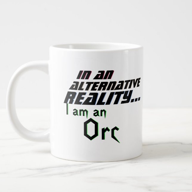 Alternative Reality Me Orc Jumbo-Tasse (Links)