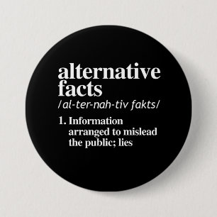 Alternative Tatsachen-Definition Button