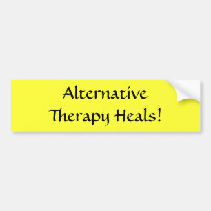 Alternative Therapie heilt! - Autoaufkleber