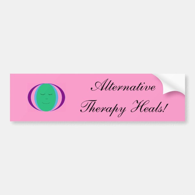 Alternative Therapie heilt! - Autoaufkleber (Vorne)