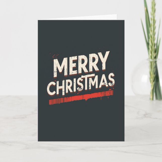 alternative Weihnachtskarten Karte (Vorderseite)