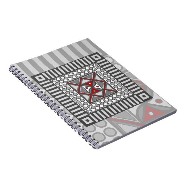 Alternatives geometrisches Notebook Notizblock (Rechte Seite)
