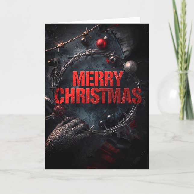 Alternatives Weihnachtskarte Karte (Vorderseite)