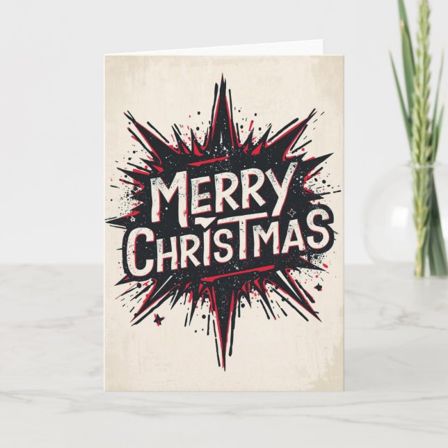 alternatives Weihnachtskarte Karte (Vorderseite)
