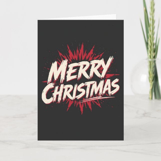 alternatives Weihnachtskarte Karte (Vorderseite)