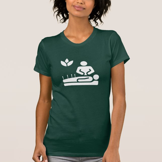 Alternativmedizin-Piktogramm-T - Shirt (Vorderseite)