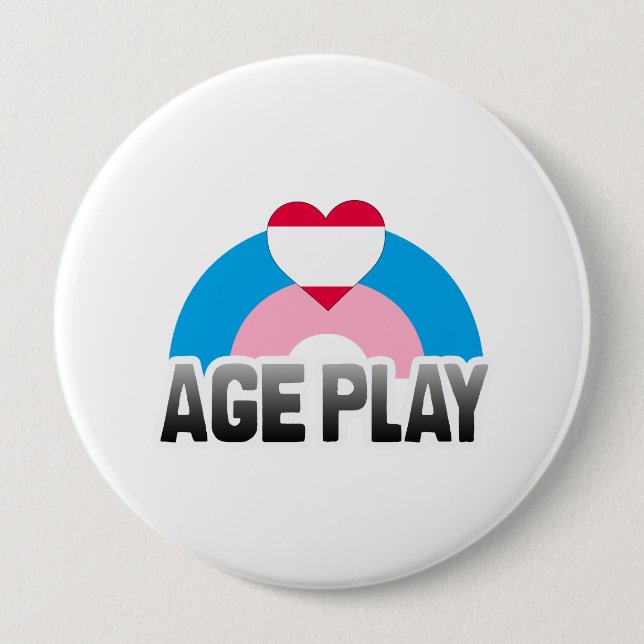 ALTERS-SPIEL-REGENBOGEN BUTTON (Vorderseite)