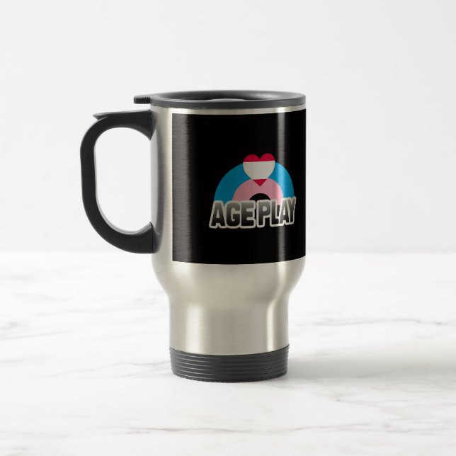 Alters-Spiel-Stolz Reisebecher (Links)