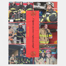 Altersdecke personalisiert für Brandstiftung Fleecedecke