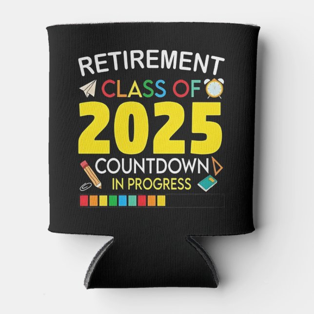 Altersklasse 2025 Countdown im Prozess Dosenkühler (Vorderseite)