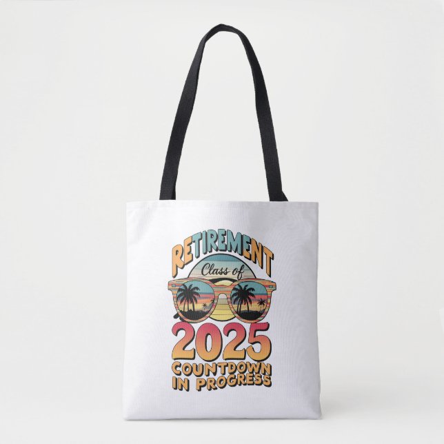 Altersklasse des laufenden Countdown 2025 Tasche (Vorderseite)