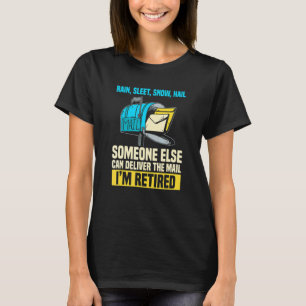Altersrente der Postbeamten für Frauen in der Post T-Shirt