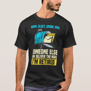 Altersrente der Postbeamten für Frauen in der Post T-Shirt