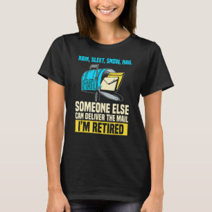 Altersrente der Postbeamten für Frauen in der Post T-Shirt