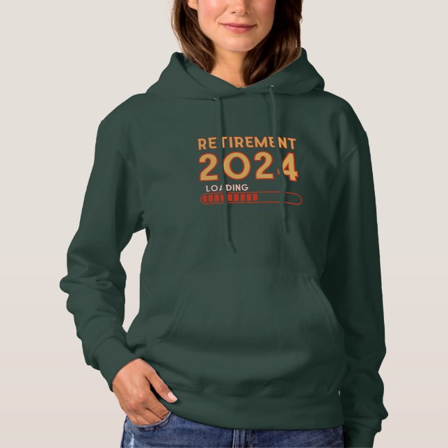 Altersversorgung 2024 Ladung, Party für Altersvers Hoodie (Vorderseite)