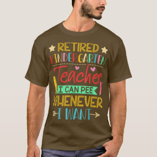Altersvorsorge Geschenk Funny Remüde Kindergarten T-Shirt