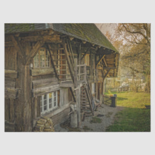 Altes, abgebrochenes Zuhause-Dekoupage-Tissue-Papi Seidenpapier
