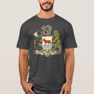 Altes abgenutztes Wappen von Oxford T-Shirt