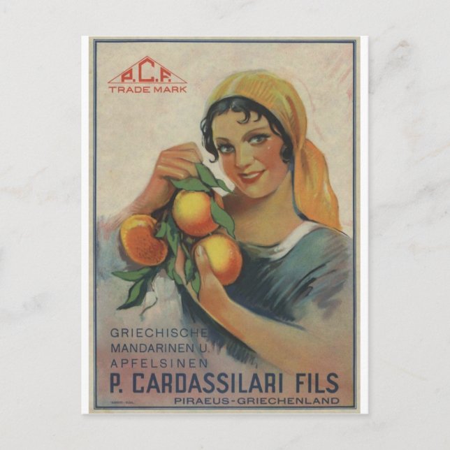 Altes Advert Cardassilari Fils Postkarte (Vorderseite)
