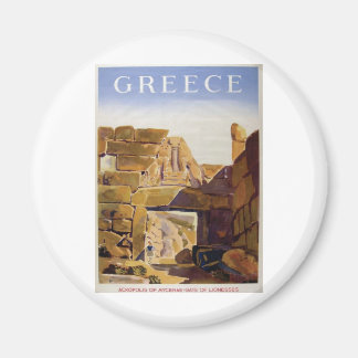Altes Advert Griechenland Mycenae Tor von Lionesse Magnet