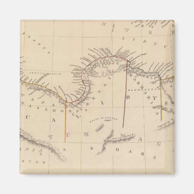 Altes Afrika oder Libyen II Magnet (Vorne)