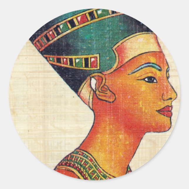 Altes Ägypten 2 Runder Aufkleber (Vorderseite)