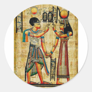 Altes Ägypten 5 Runder Aufkleber
