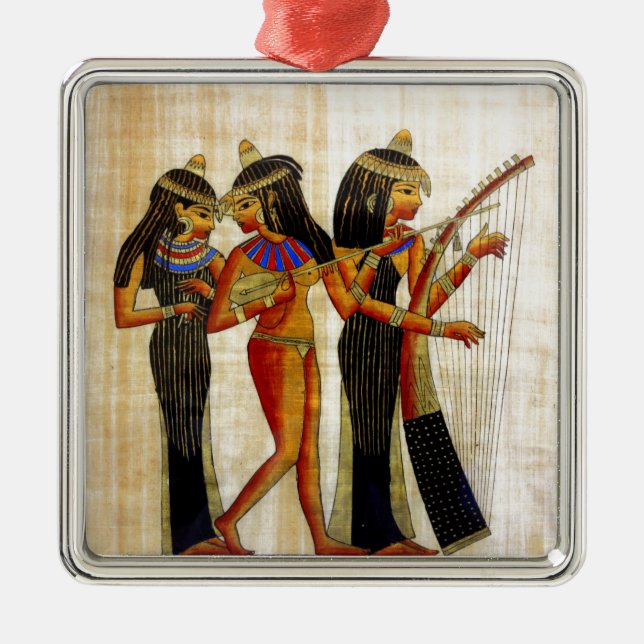 Altes Ägypten 7 Silbernes Ornament (Vorne)
