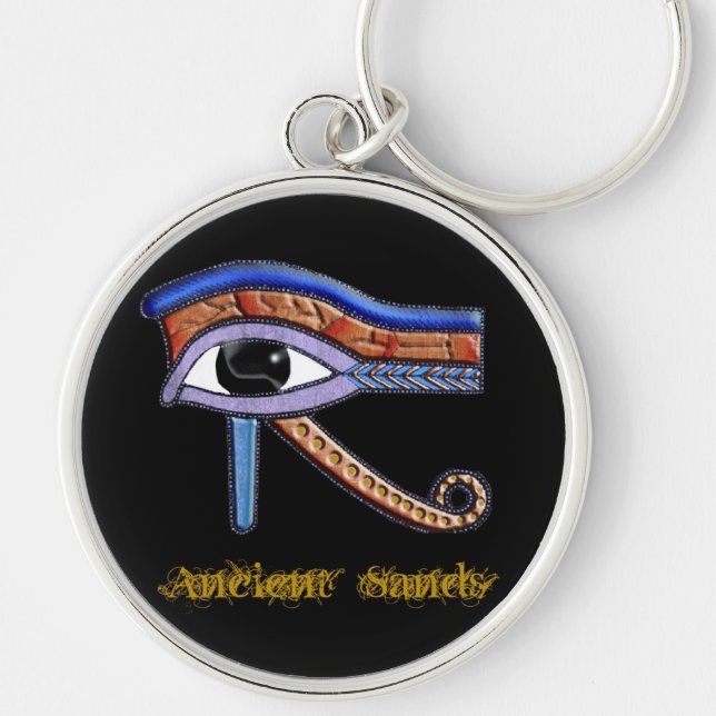 Altes Ägypten Auge Horus Wadjet Schlüsselanhänger (Vorne)