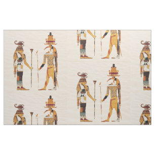 Altes Ägypten-Gott-Gewebe Stoff