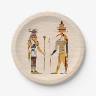 Altes Ägypten-Gott-Pappteller Pappteller