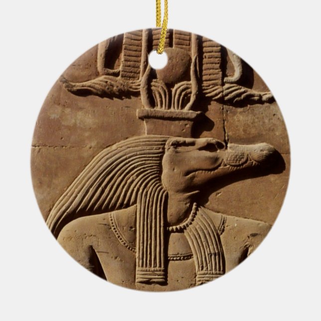 Altes Ägypten Kunst, Dichtung und Musik Keramik Ornament (Vorne)