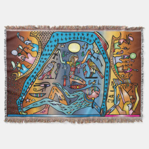 Altes Ägypten Kunst Gott Geb unterstützt Nut in He Decke