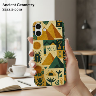 Altes Ägypten Mystique Patchwork Papyrus iPhone 16 Plus Hülle