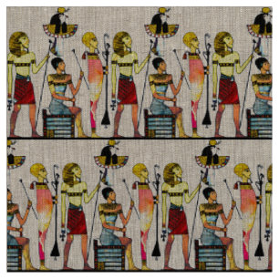 Altes Ägypten Pharaonen Lavish Ormamentation Stoff