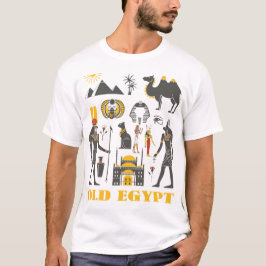 Altes Ägypten Pyramiden und Symbole Geschenk T-Shirt
