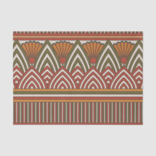 Altes Ägypter-Lotus-Muster-Seidenpapier Seidenpapier