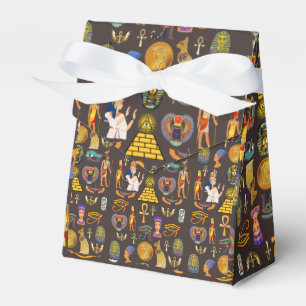Altes ägyptisches Hieroglyphisches Muster Geschenkschachtel
