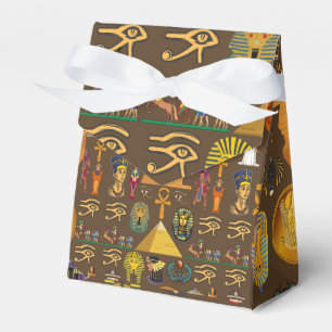 Altes ägyptisches Hieroglyphisches Muster-Symbol Geschenkschachtel