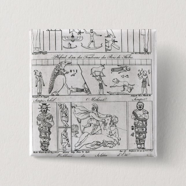 Altes ägyptisches und persisch button (Vorderseite)