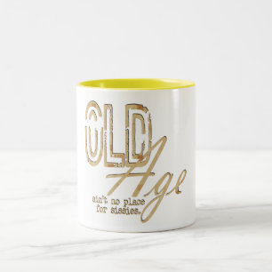Altes Alter - Zwei-Ton Tasse