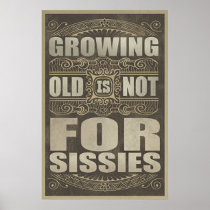 Altes Alters-Spaß Poster