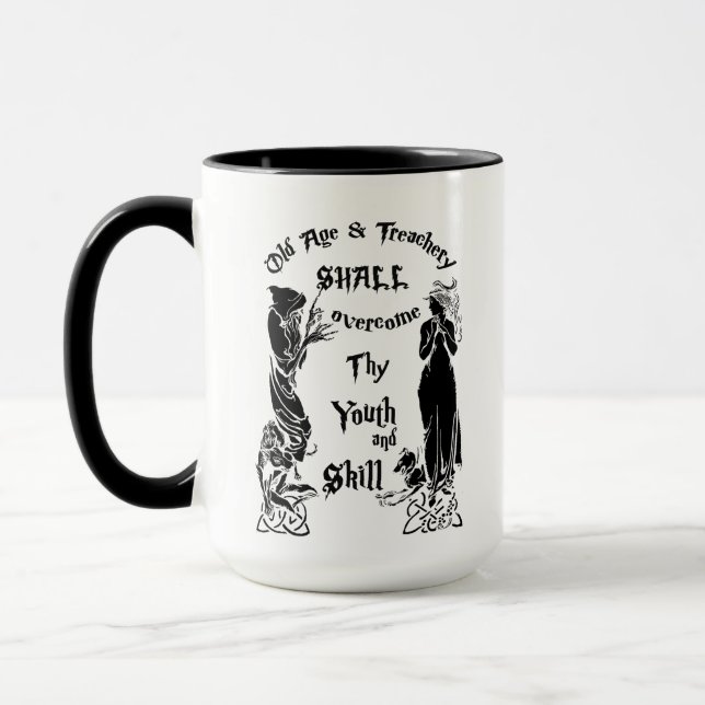 Altes Alters-und Treachery-Tasse Tasse (Links)