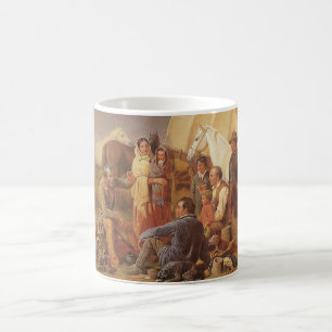 Altes Amerika West, Rat auf der Prairie von Ranney Kaffeetasse